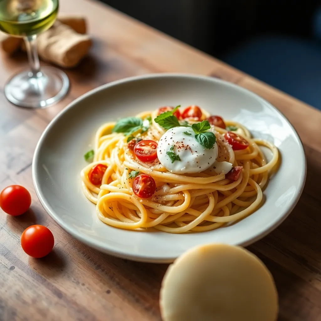Recept - Špagety carbonara, s krémovou parmezánovo-slaninovou omáčkou (1,3,7) 350g