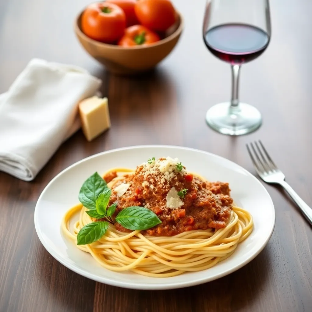 Recept - Špagety Bolognese, 5. Špagety Bolognese s parmezánom (1,3,7) 350g