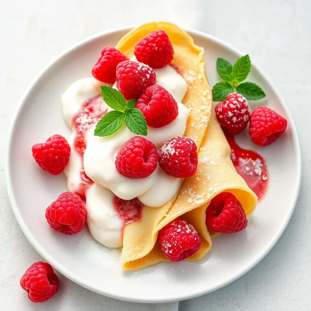 Recept - Zapekané palacinky s malinami a mascarpone