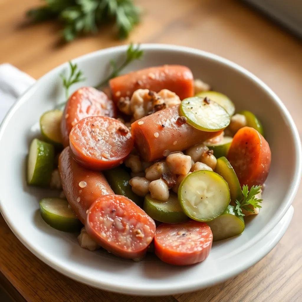 Recept - Granadir, S kyslá uhorka a klobása (1,3) 130g/150