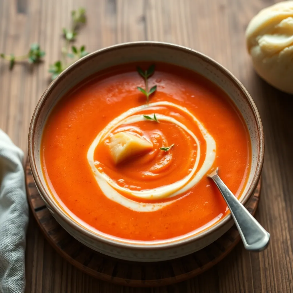 Recept - Karfiolová polievka na červeno