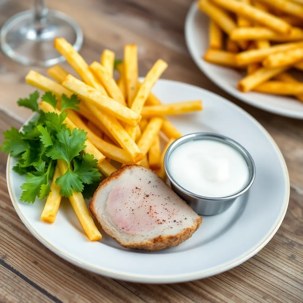Recept - Bravcový černohor, s hranolkami a tatárskou omáčkou (1,3,7) 100g/150g