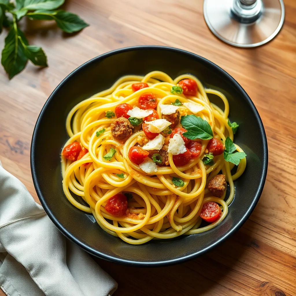 Recept - Tagliatelle s trhaným lososom a červeným pestom v smotanovej omáčke