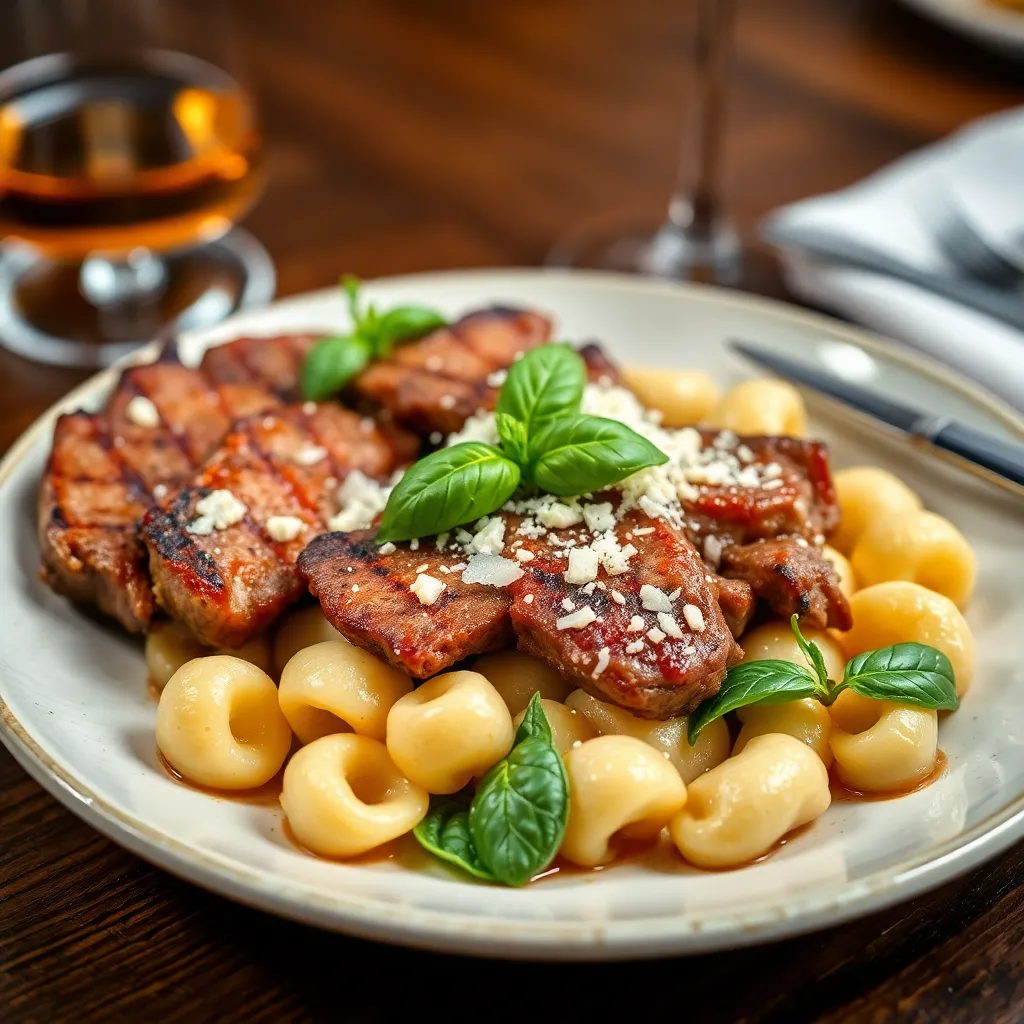 Recept - Gnocchi so syrovou omáčkou a grilovaným kuracím steakom