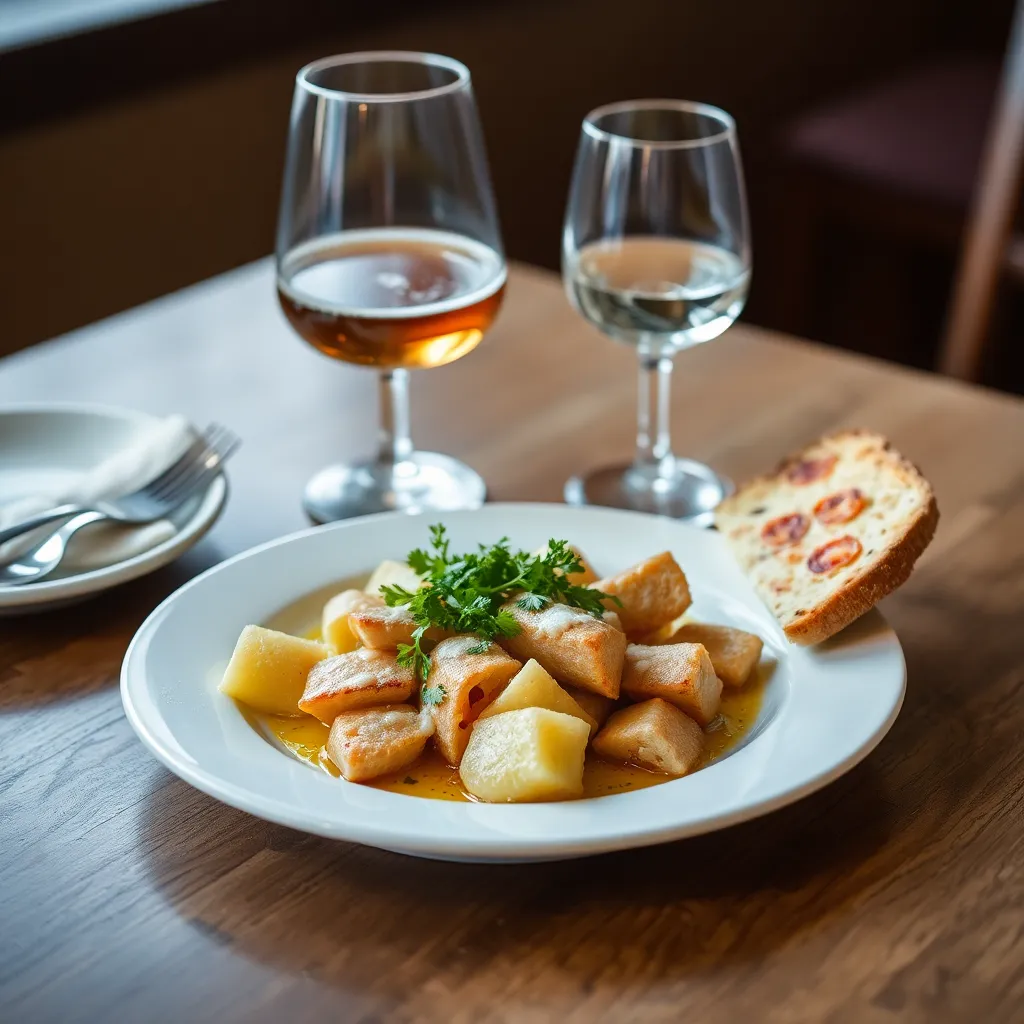 Recept - Pečená bravčová krkovička na cibuľke a pive s domácou zemiakovou kašou a kyslou uhorkou