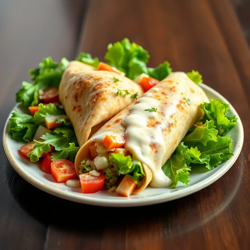 Recept - Caesar wrap s kuracím mäsom a domácou tatárskou omáčkou