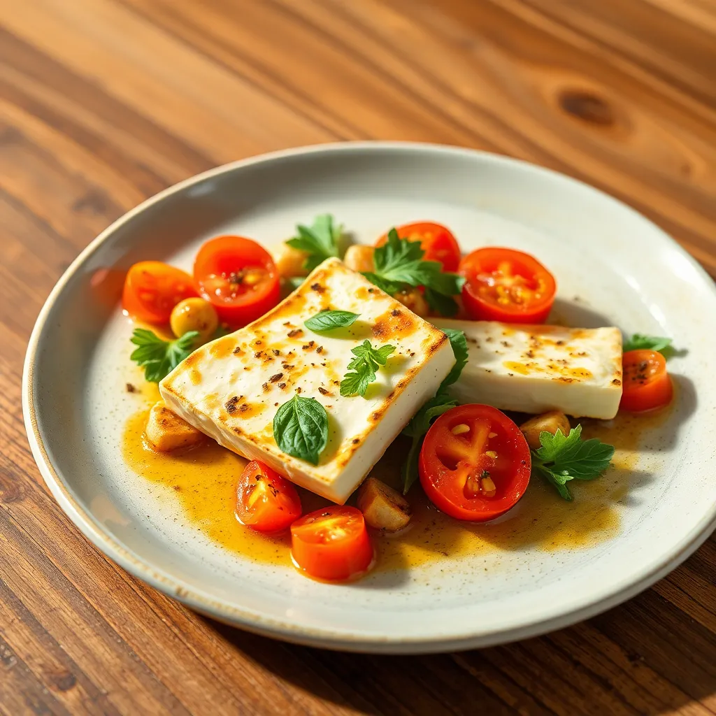 Recept - Halloumi syr na grilovanej zelenine s pečenými zemiakmi