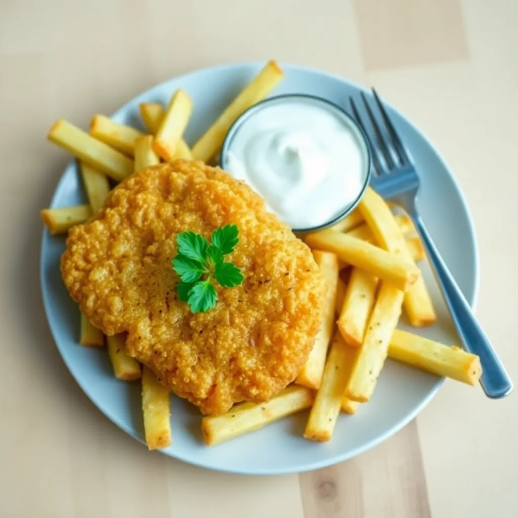 Recept - Vyprážaný syr, hranolky, domáca tatárska omáčka