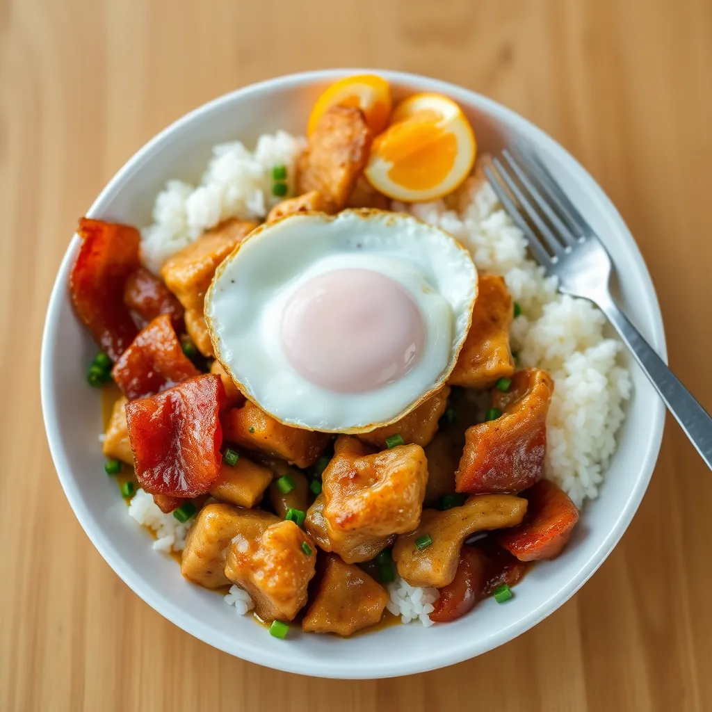 Recept - Kuracie soté so slaninkou a volským okom, ryża, prírodná omáčka
