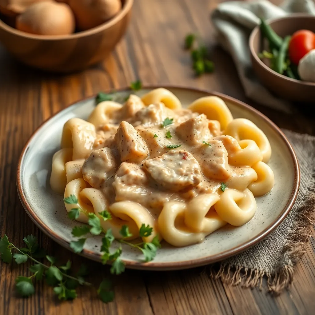 Recept - Bravčový perkelt na smotane, halušky