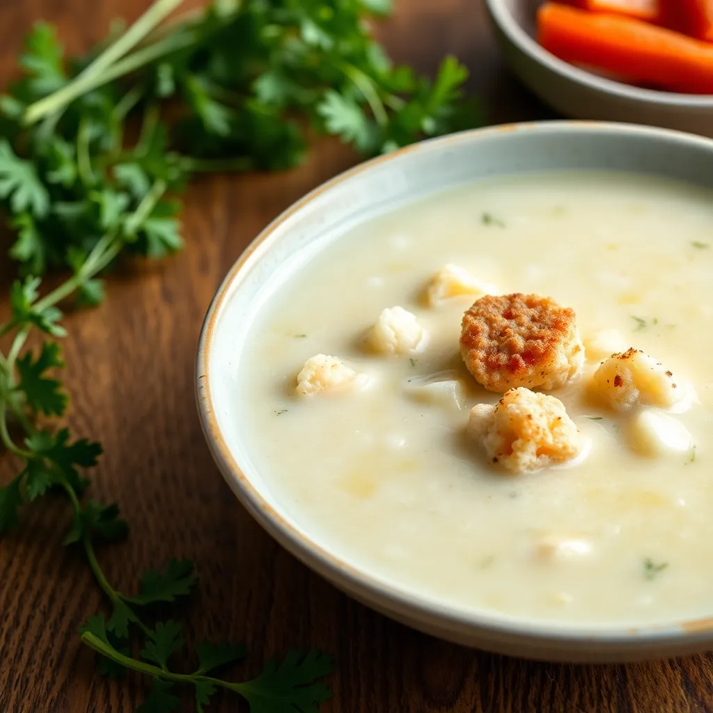 Recept - Karfiolová krémová polievka