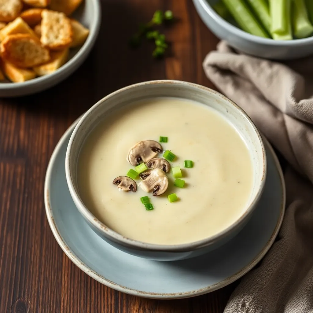Recept - Lysoňová karfiolová krémová polievka