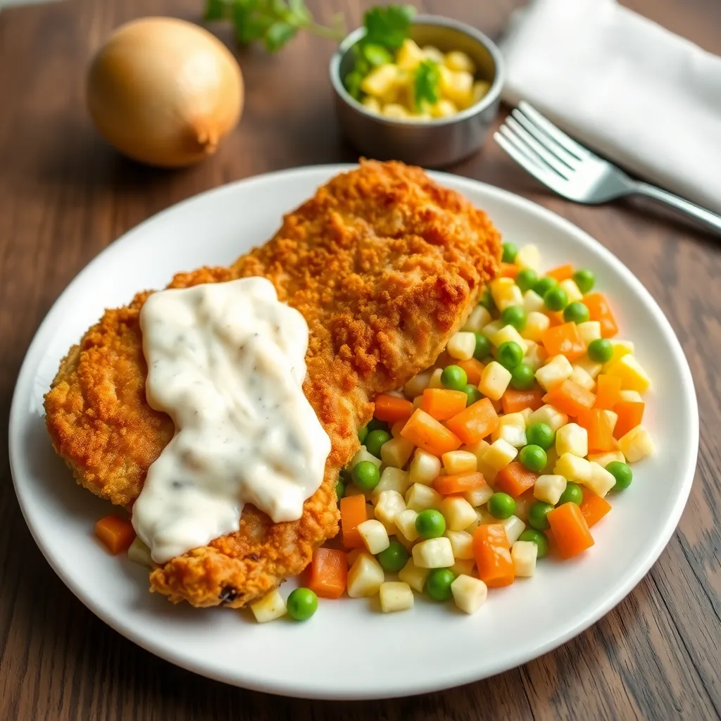 Recept - Vypražaný kurací rezeň s majonézovým šalátom