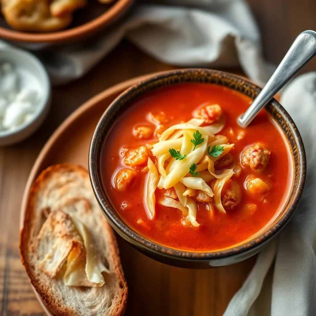 Recept - Rajčinová s kapustou