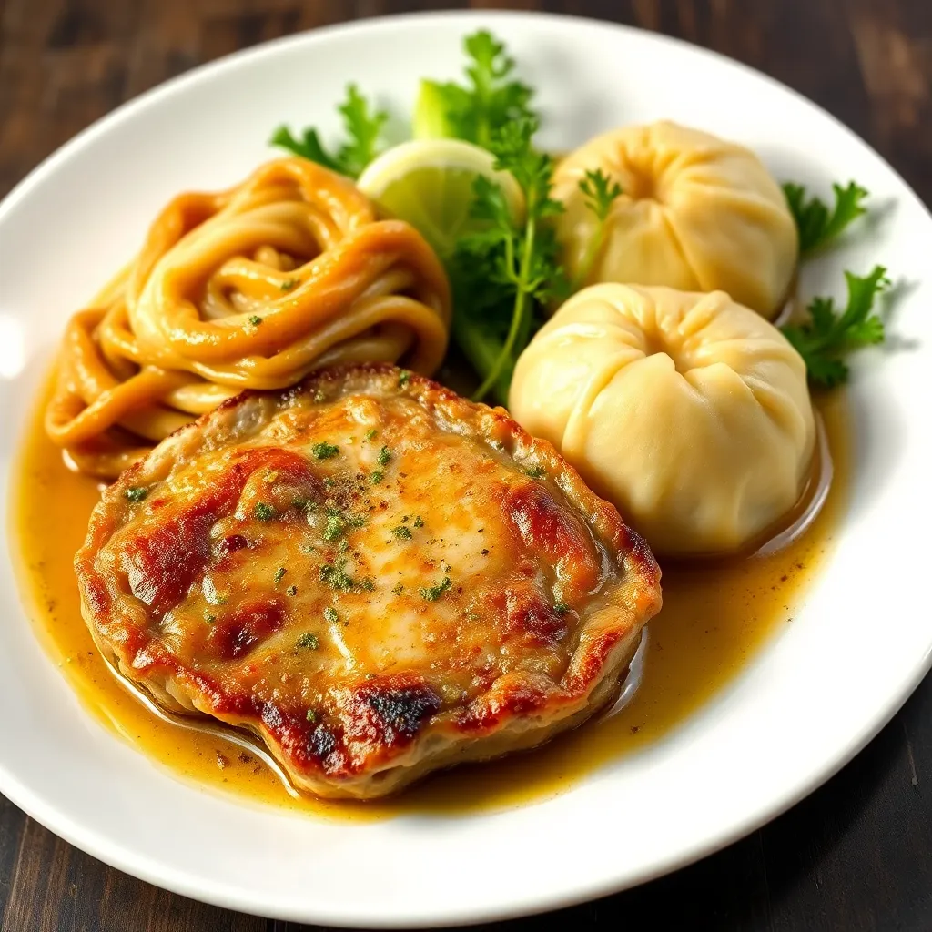 Recept - Bravčové kotlety s hlávkovou kapustou a domácou parenou knedľou