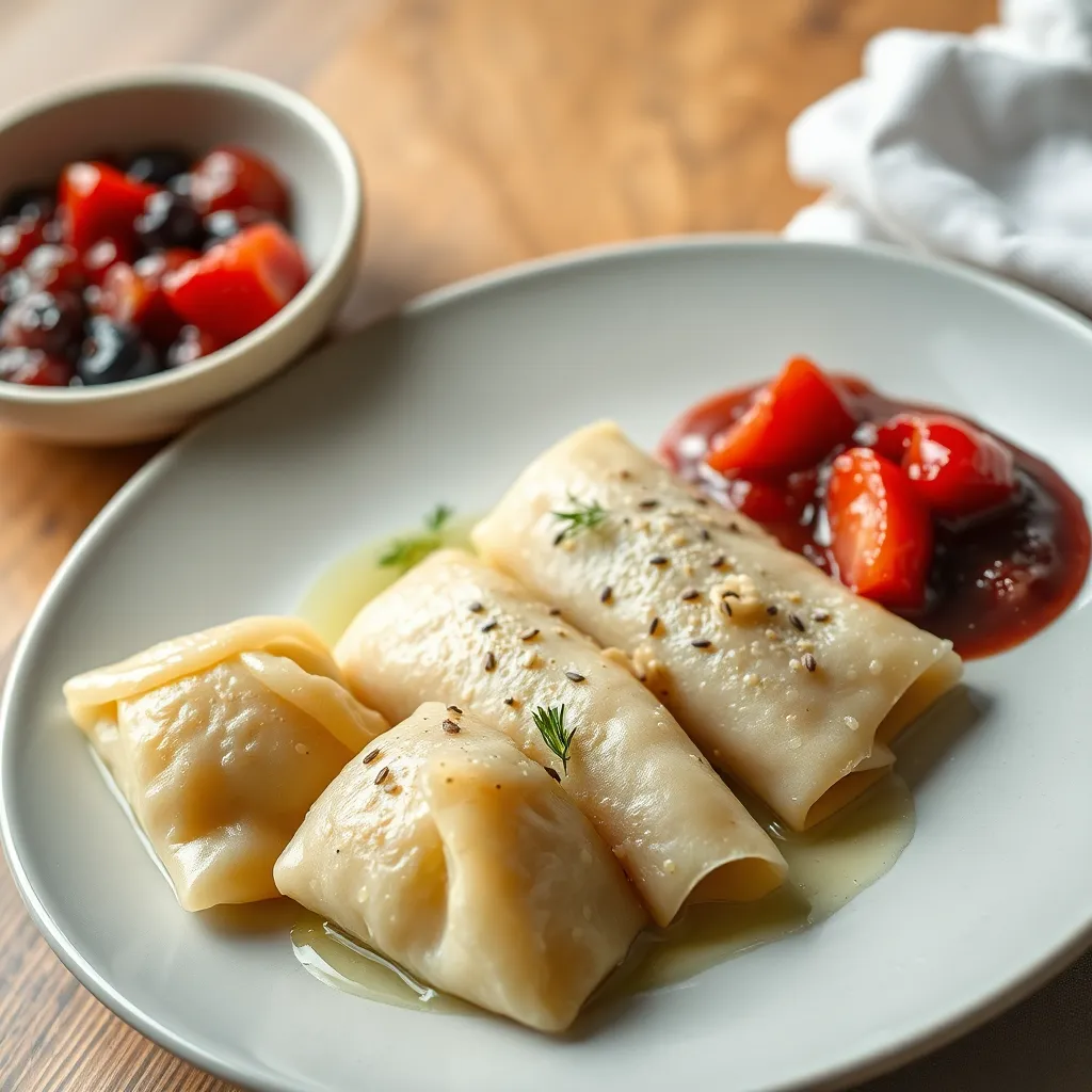 Recept - Domáce makové a orechové šúľance s vyčíreným maslom a horúcimi slivkami