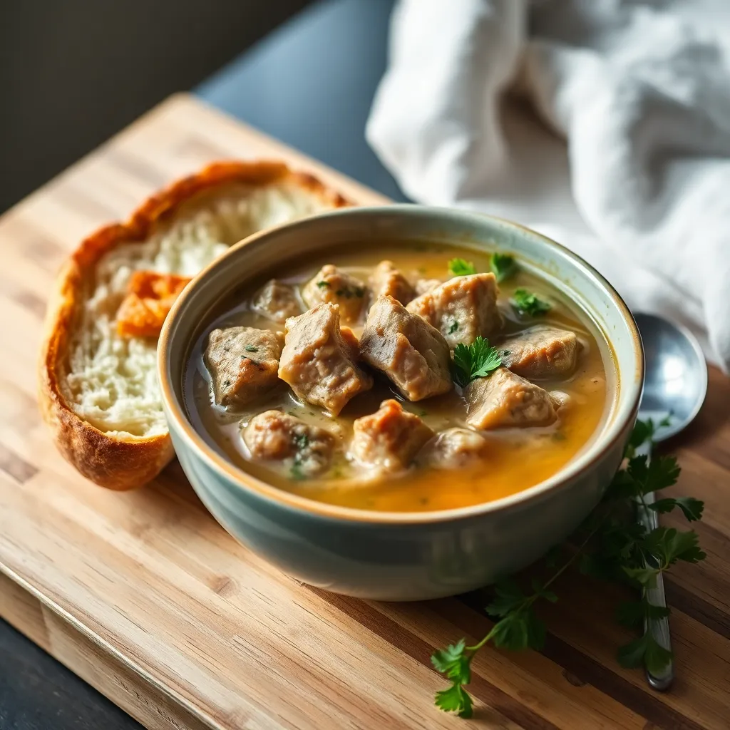 Recept - Držková domáca polievka