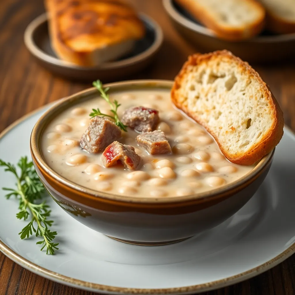Recept - Fazuľová biela s údeným mäsom