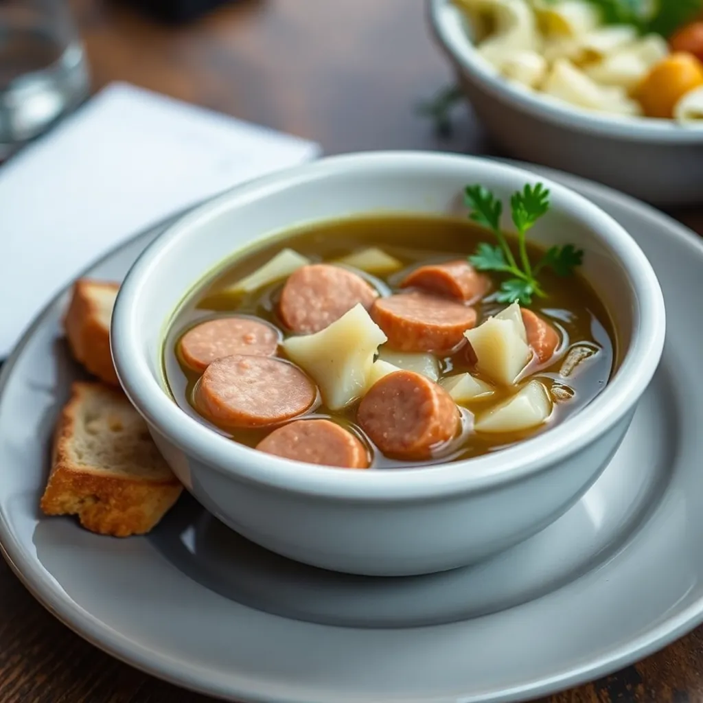 Recept - Domáca kelová polievka s párkami