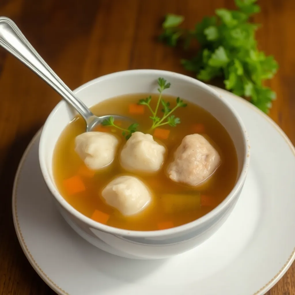 Recept - Kuracia polievka s pečeňovými haluškami