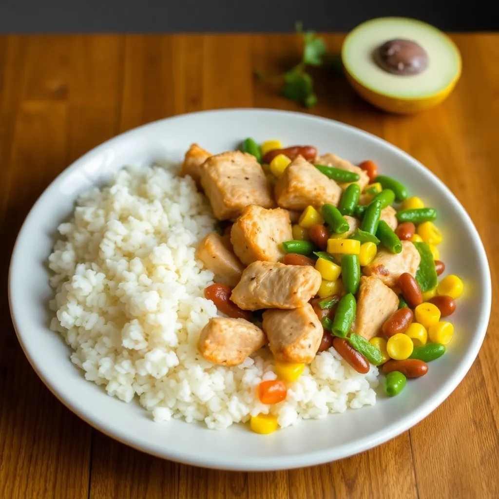Recept - Mexické soté (kuracie rezančeky, fazuľa, kukurica) s jazmínovou ryžou