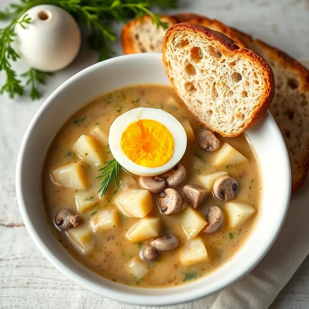 Recept - Staročeská Kulajda, chlieb