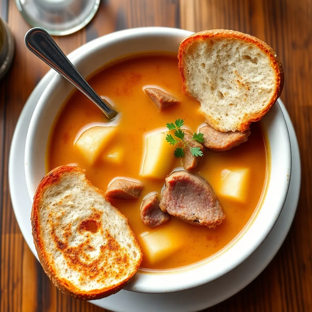 Recept - Zemiaková kyslá s údeným