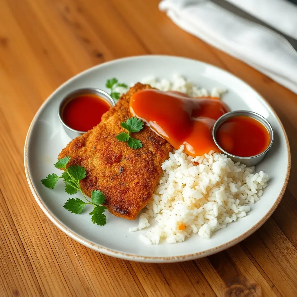 Recept - Rezeň HIREKATSU s jazmínovou ryžou a sladko-kyslou omáčkou