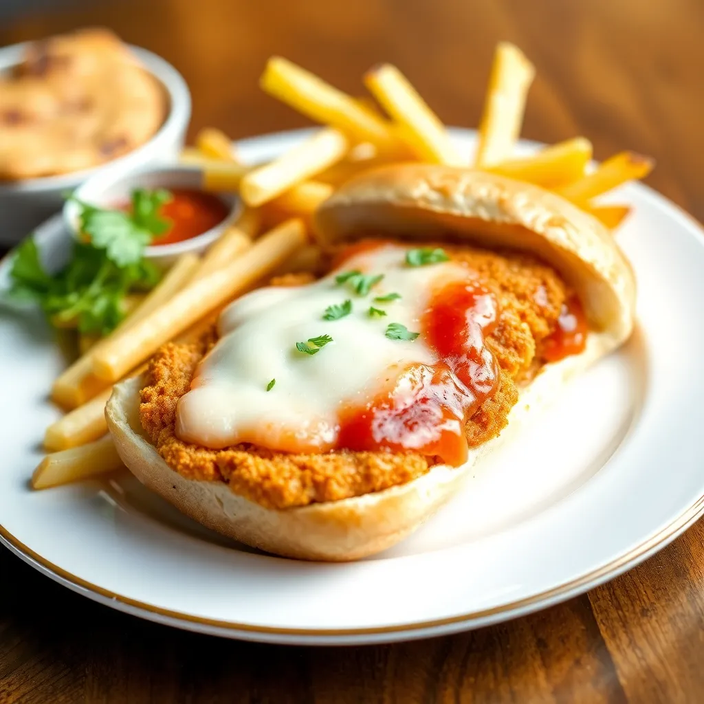 Recept - Domáci ChickenParm burger s hranolkami