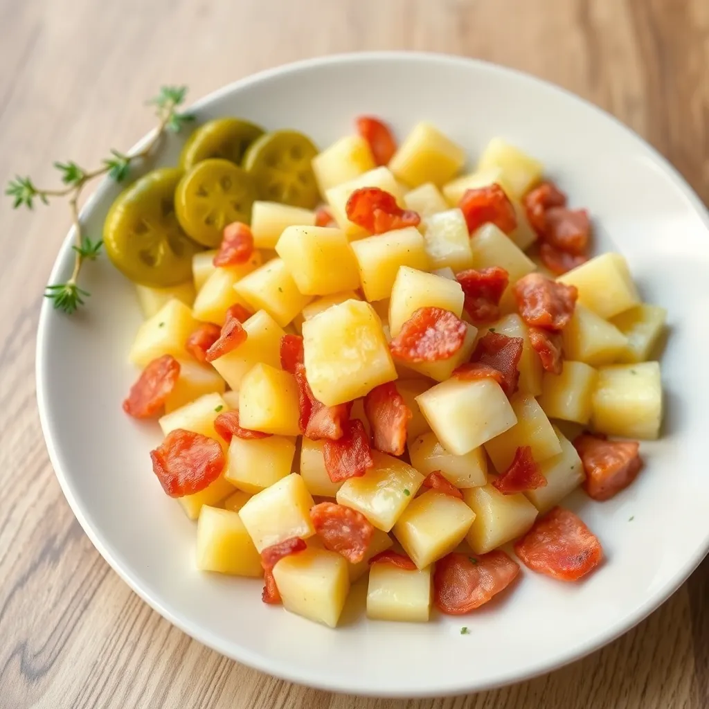 Recept - Grenatierský pochod so slaninkou a kyslou uhorkou