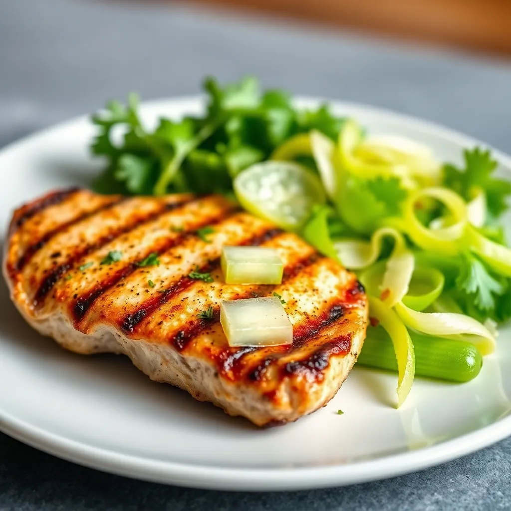 Recept - Grilovaný kurací steak so zelerovým šalátikom