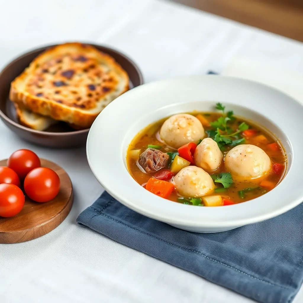 Recept - Zeleninová polievka s krupicovými haluškami