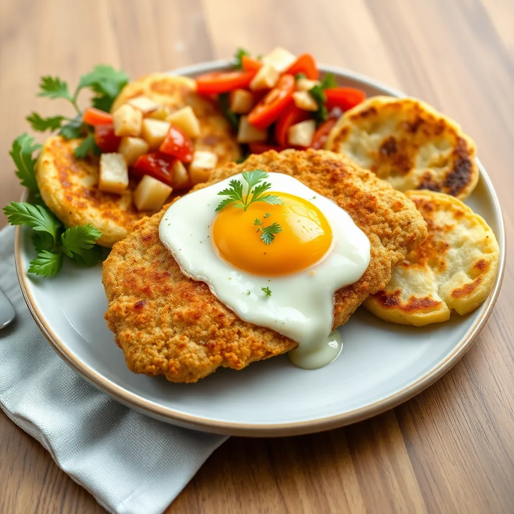 Recept - Kuracia vaječná pochúťka so zemiakovými plackami a syrom