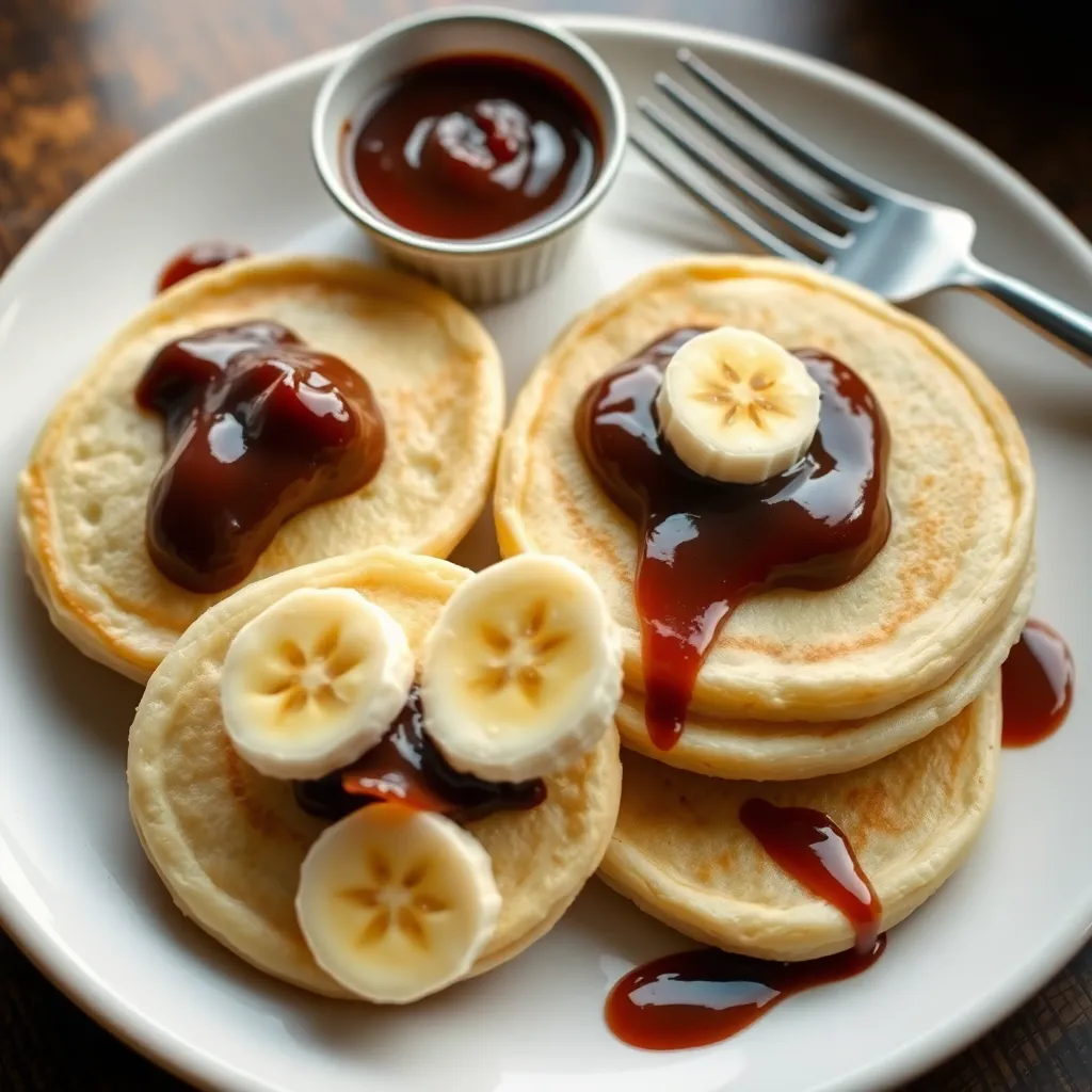 Recept - Lievance s nutelou, džemom a banánom s toppingom
